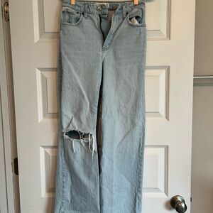 Abercrombie & Fitch Light Blue Straight Leg Jeans